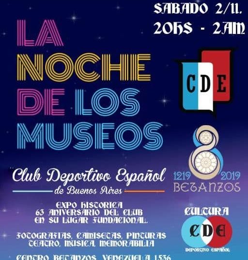 Deportivo Español sale a la cancha en la Noche de los Museos