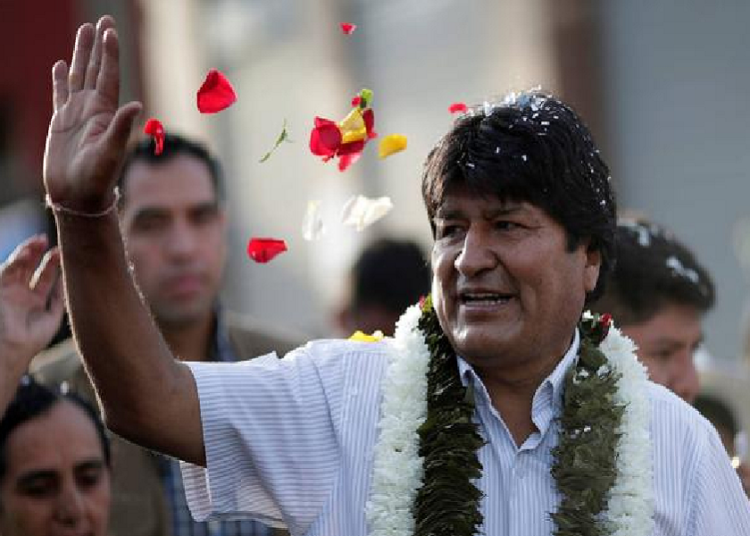 Firme ventaja de Evo Morales