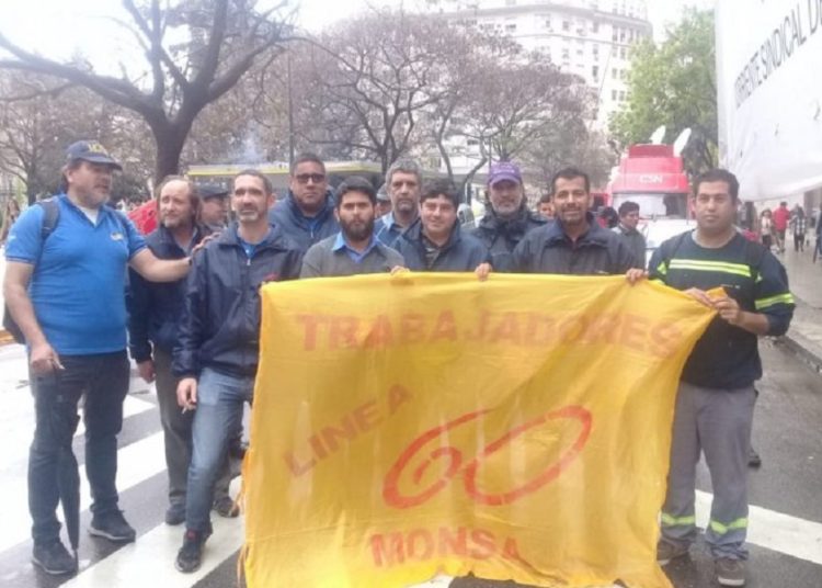 Trabajadores de linea 60 condenados por medida gremial