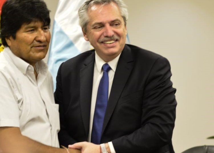 Evo Morales llegó como refugiado político a Argentina