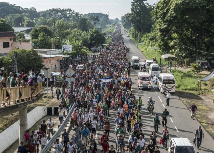 Caravana migrante. “Se vive una crisis humanitaria en las fronteras de México”