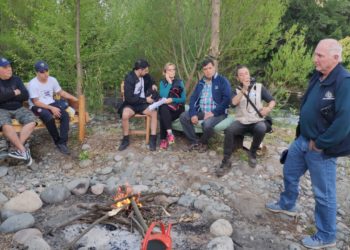 Marcha a Lago Escondido: “Estamos en defensa de la soberanía nacional”