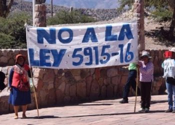 Pueblos indígenas jujeños contra la Ley 5915