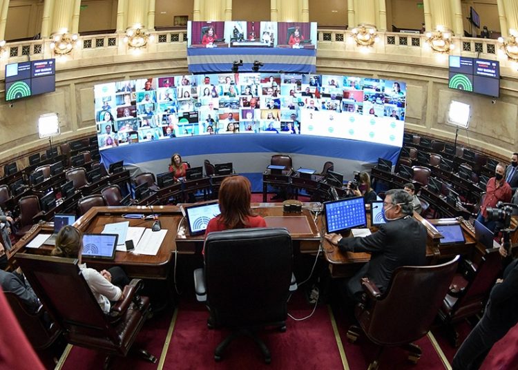 El Senado sesionará en forma virtual por primera vez en su historia