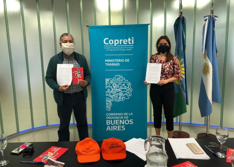 Ladrilleros: Firmó convenio para la erradicación del trabajo infantil en la provincia de Buenos Aires