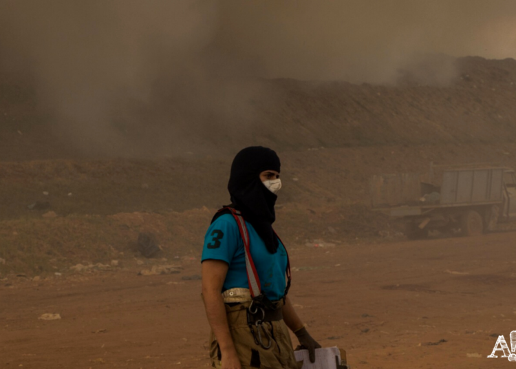 Incendio en Cateura. Cobertura de Adelante!