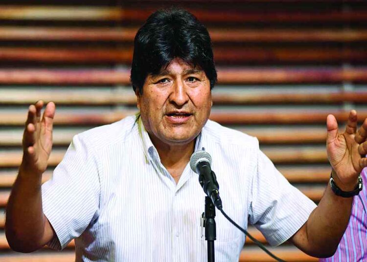 Evo Morales: “Vamos otra vez a levantar a Bolivia”