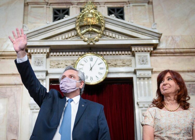 Alberto en la apertura de Sesiones. La emisión, el clima, el proyecto