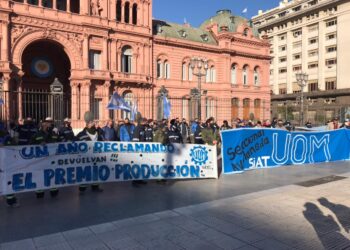 Obreros de Techint presentaron petitorio a Alberto Fernández