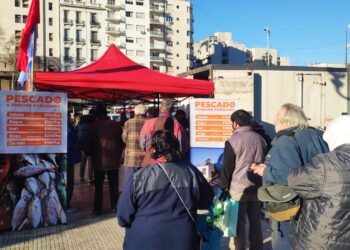 Pescadazo. “Es muy lindo vender el pescado al precio que nos parece justo”