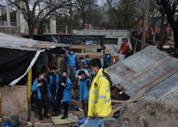 Policía de la Ciudad desalojó a mujeres en la Villa 31