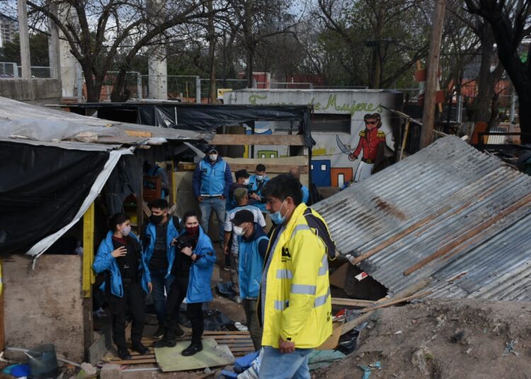 Policía de la Ciudad desalojó a mujeres en la Villa 31