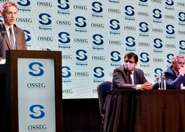 Sindicato del Seguro. Asumió la nueva Comisión Directiva con la presencia de Alberto Fernández