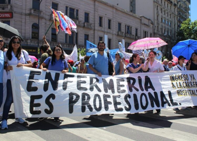 Jornada de lucha de Enfermería