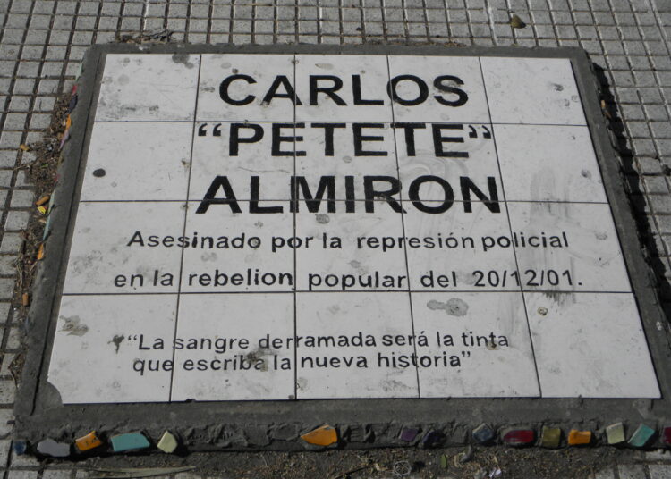 19 y 20 de diciembre. El recuerdo de Carlos “Petete” Almirón