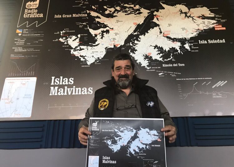 Rubén Martínez: “En las Islas Malvinas por todos lados está Argentina”