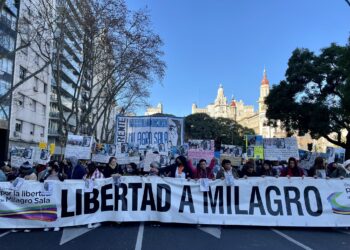 Organizaciones marcharon por la libertad de Milagro Sala y la intervención de la justicia jujeña