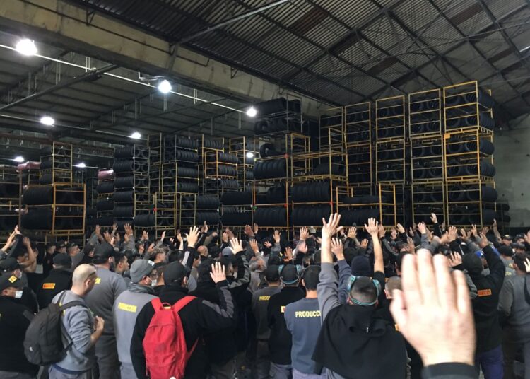 Sindicato del Neumático. Nuevo paro en las tres plantas productoras de cubiertas