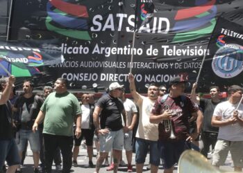 SATSAID. Paro y movilización en empresas de cable e internet por recomposición salarial