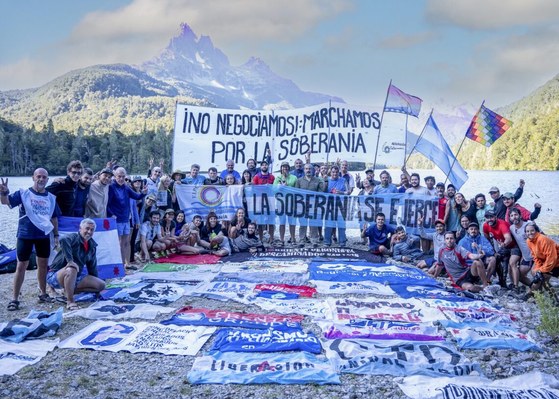 Lago Escondido. Finalizó con éxito la gesta nacional
