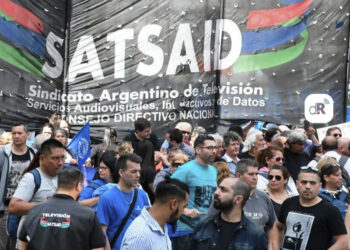 Televisión y una paritaria empantanada, con críticas al Ministerio de Trabajo