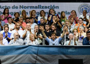 CGT La Plata. Unidad gremial con clima de campaña: por la reelección de Kicillof, respaldo a Cristina Kirchner