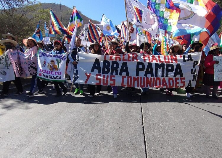 El Tercer Malón de la Paz  llegó a Rosario y ya se dirige hacia Buenos Aires
