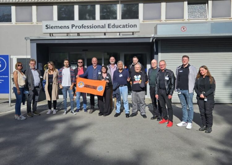 Ladrilleros participó de actividades junto a gremios de Alemania y España