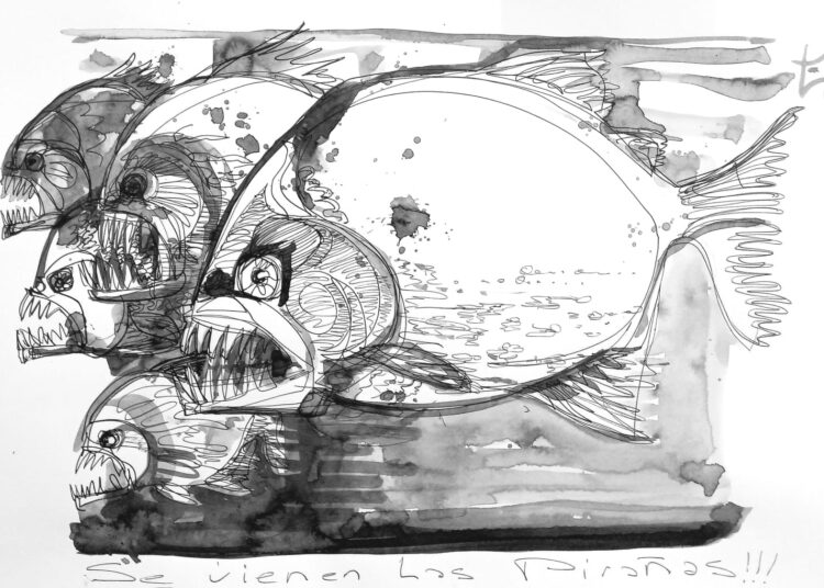 Panorama sindical. Pirañas