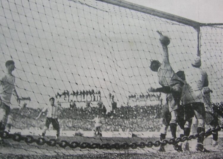 Un siglo del primer gol olímpico. Cesareo Onzari y una historia de Héroes de Tiento