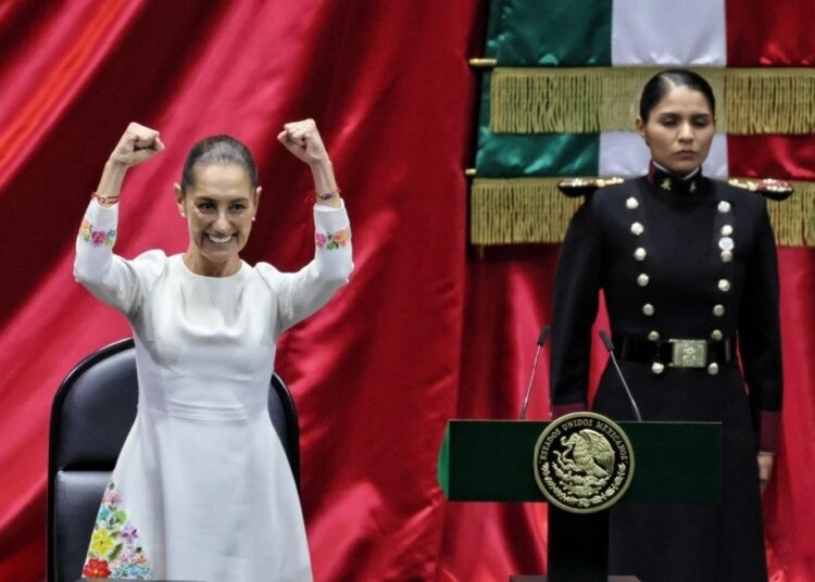 Claudia Sheinbaum asumió como la primera presidenta en la historia de México