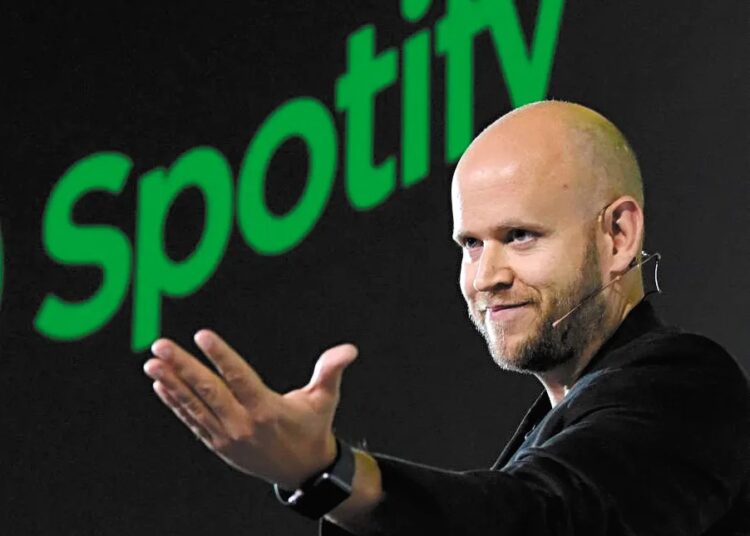 Daniel Ek, CEO de Spotify