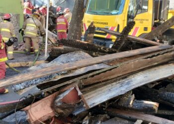 Trágico incendio en La Boca: Dos muertos