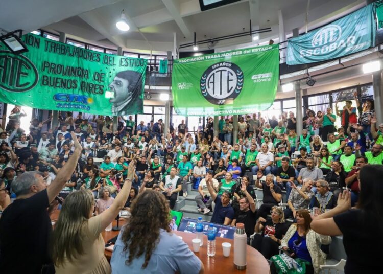 ATE anunció Jornada Nacional de Lucha y movilización a la Secretaría de Trabajo