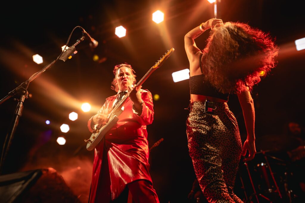 Una de las invitadas de la noche, Paula Maffia, haciendo "Whisky"Foto: Fla Paredes