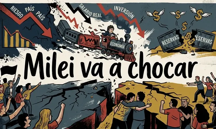 Milei va a chocar